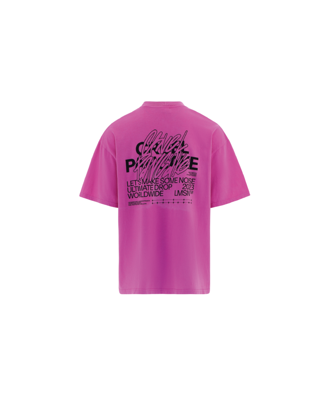 Let's make some noise t-shirt - pink fade out