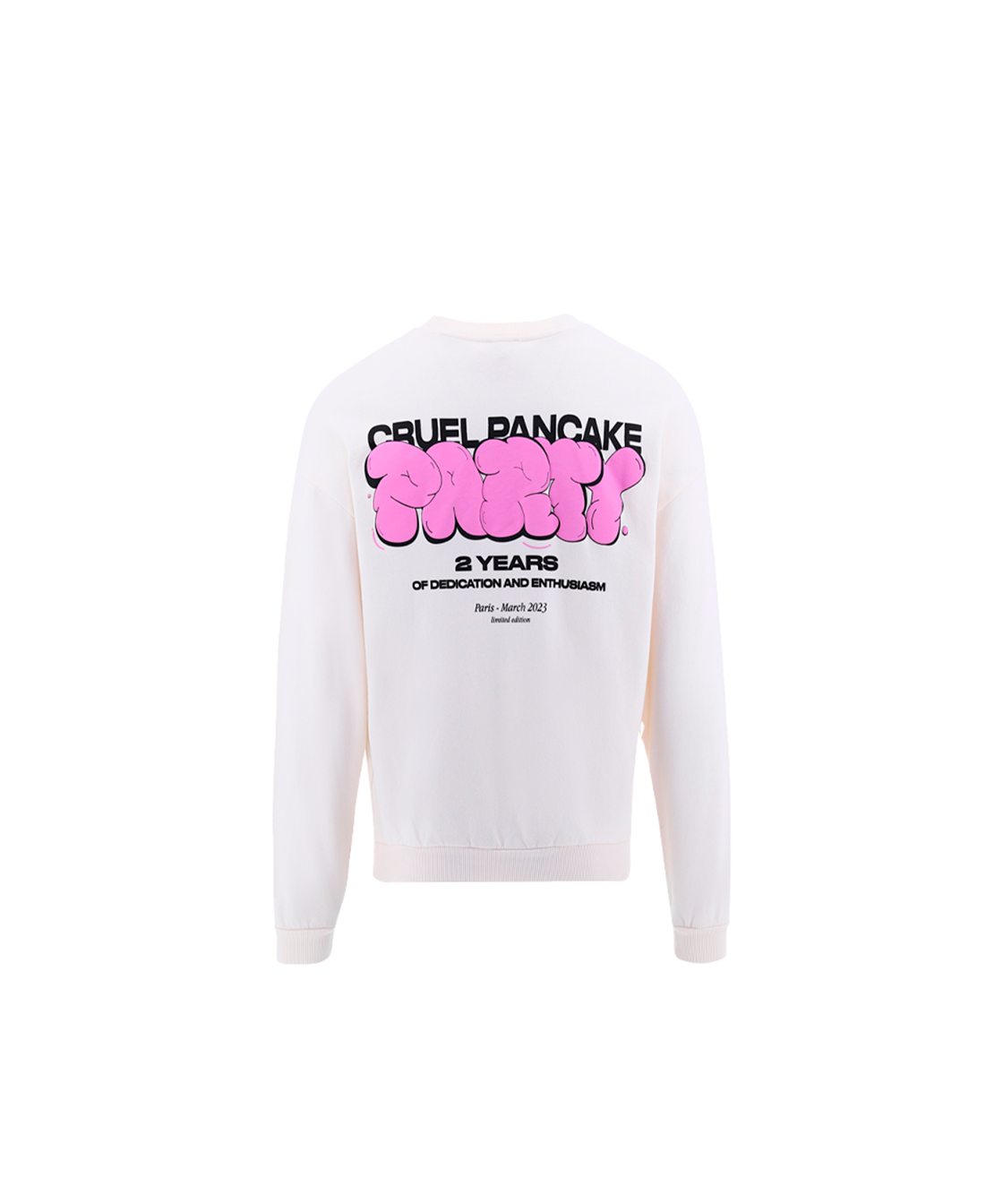 White party crewneck