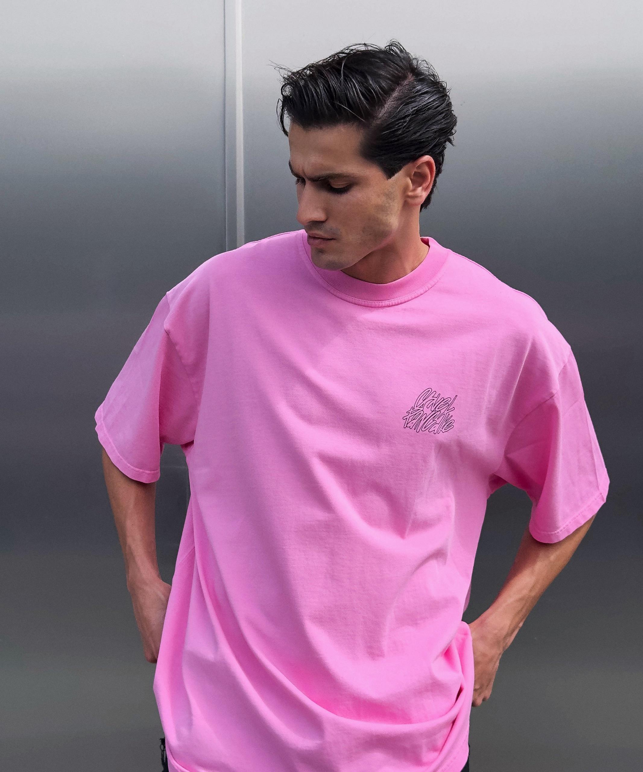 Let's make some noise t-shirt - pink fade out